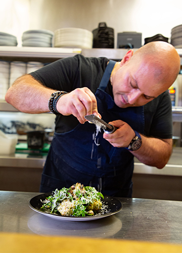 Chef Danny Russo, partners with Bunzl on restaurant fitouts